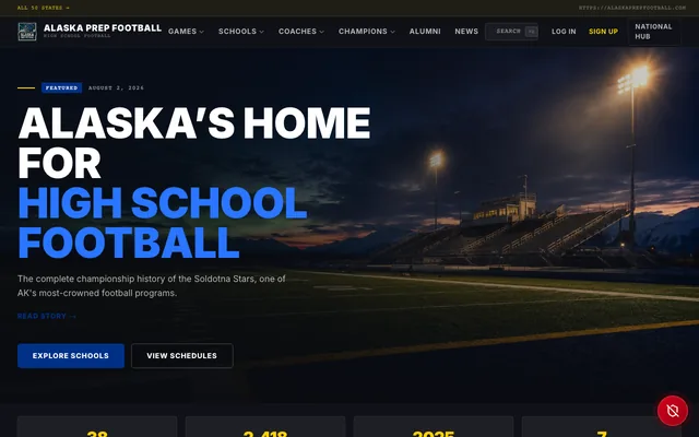 Alaska Prep Football homepage