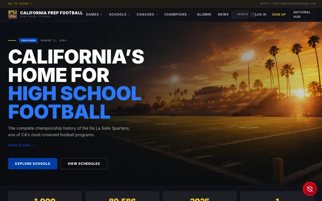 California Prep Football homepage