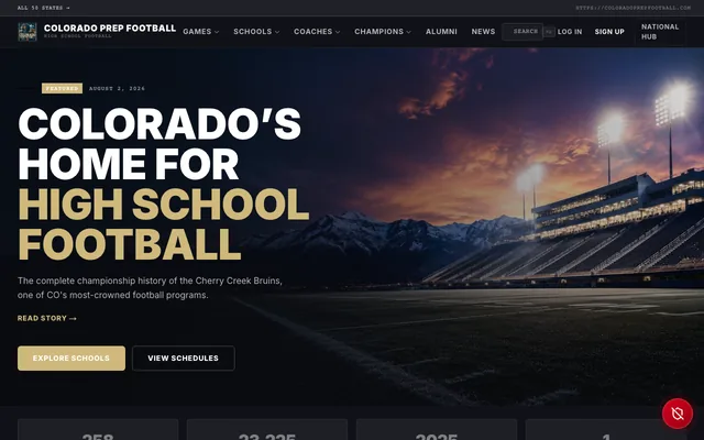 Colorado Prep Football homepage