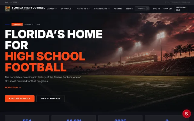 Florida Prep Football homepage