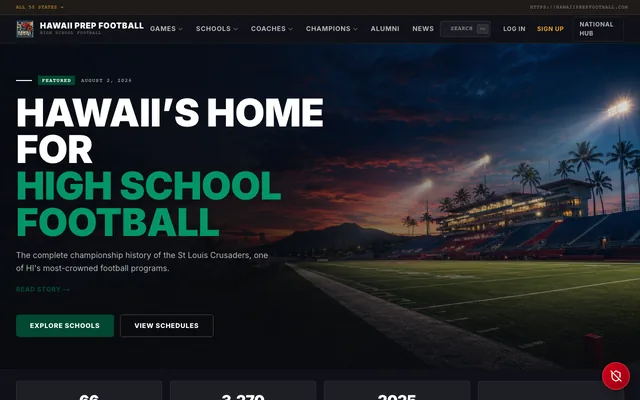 Hawaii Prep Football homepage