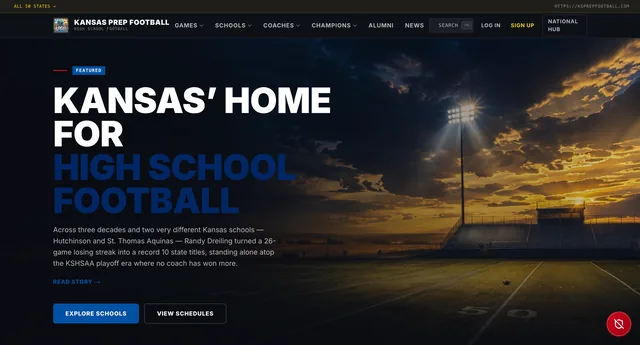 Kansas Prep Football homepage