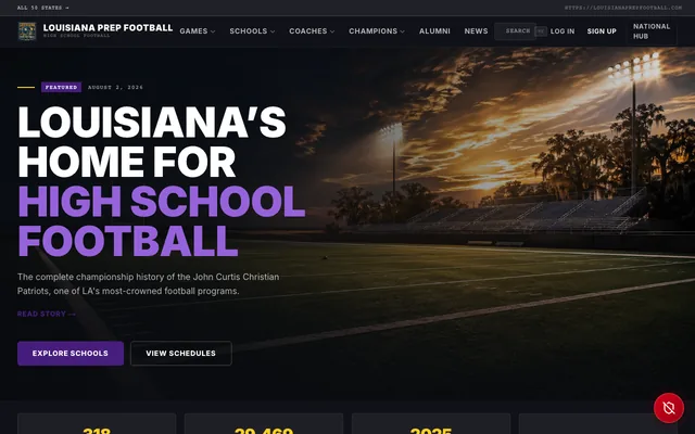 Louisiana Prep Football homepage