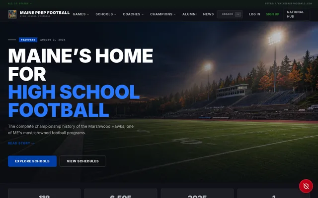 Maine Prep Football homepage