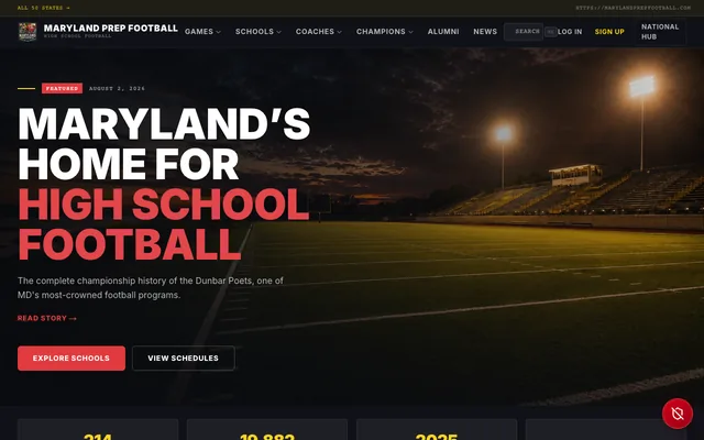 Maryland Prep Football homepage