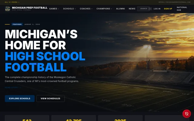 Michigan Prep Football homepage