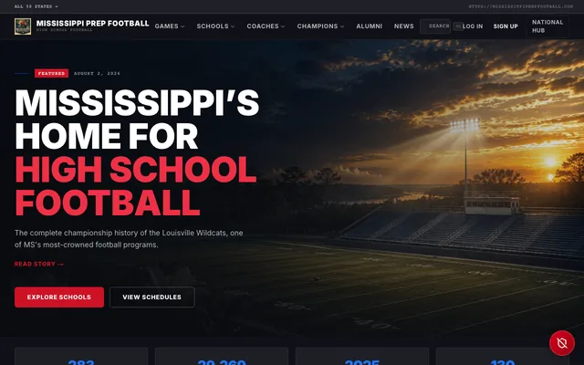 Mississippi Prep Football homepage