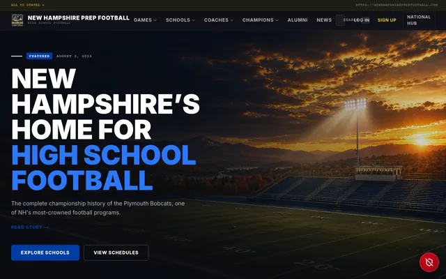 New Hampshire Prep Football homepage