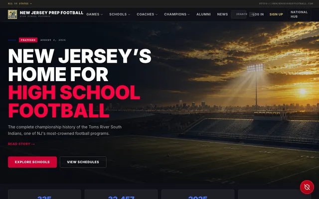New Jersey Prep Football homepage