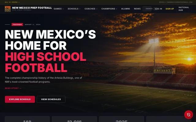 New Mexico Prep Football homepage