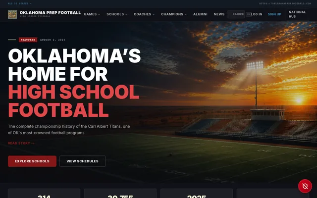 Oklahoma Prep Football homepage