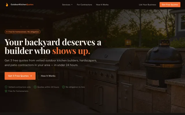 Outdoor Kitchen Quotes — Lead-Gen Hub homepage