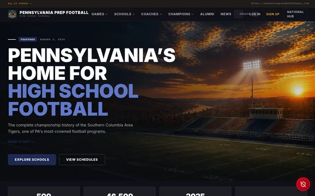 Pennsylvania Prep Football homepage