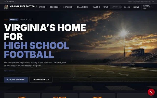 Virginia Prep Football homepage