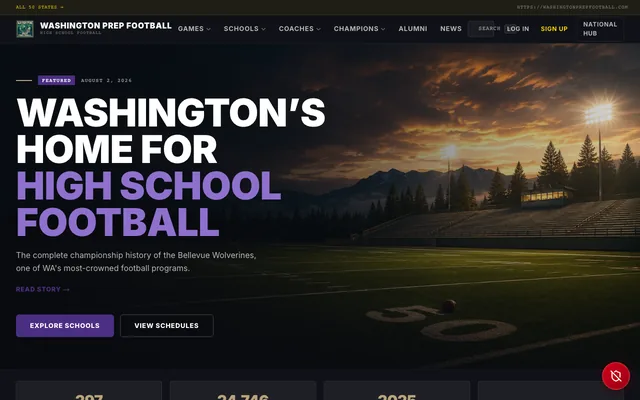 Washington Prep Football homepage